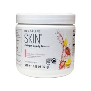 Herbalife SKIN® Collagen Beauty Booster: Limonada de Fresa Envase 6.03 Oz.